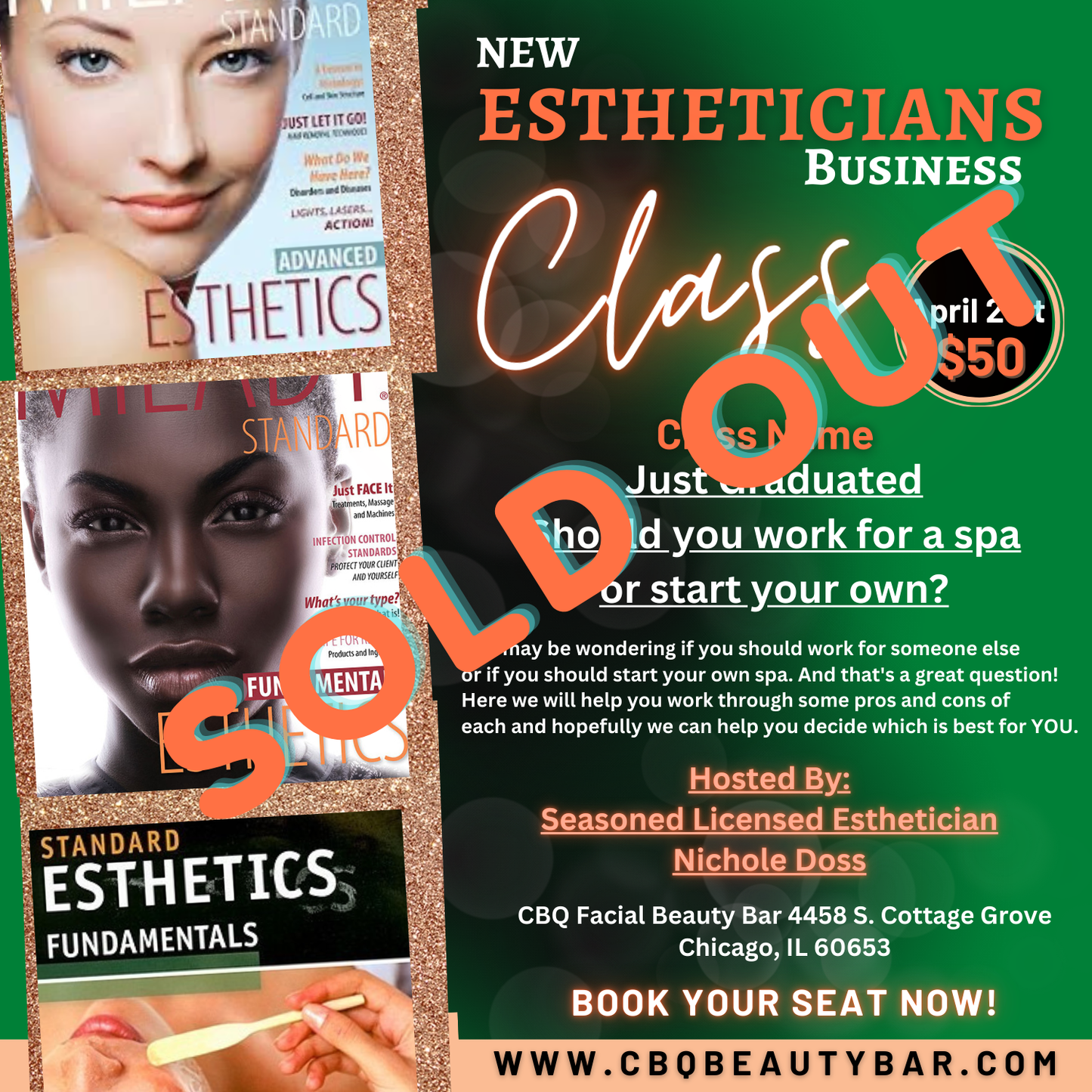 New Esthetician Business Workshop