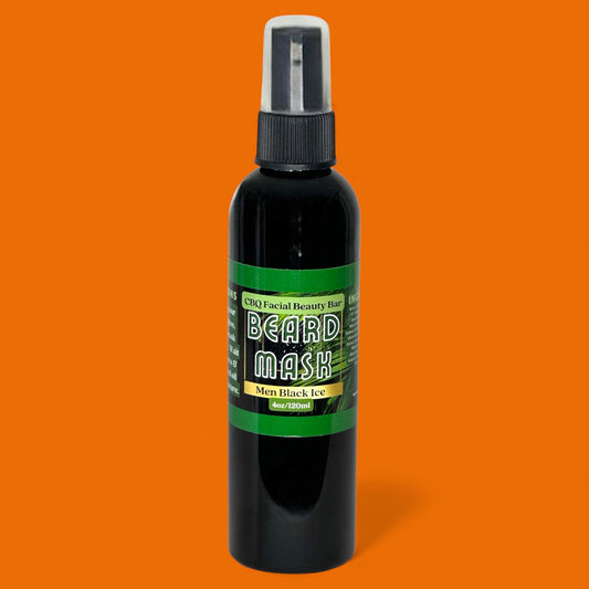 Men Black Ice Beard Hair Mask