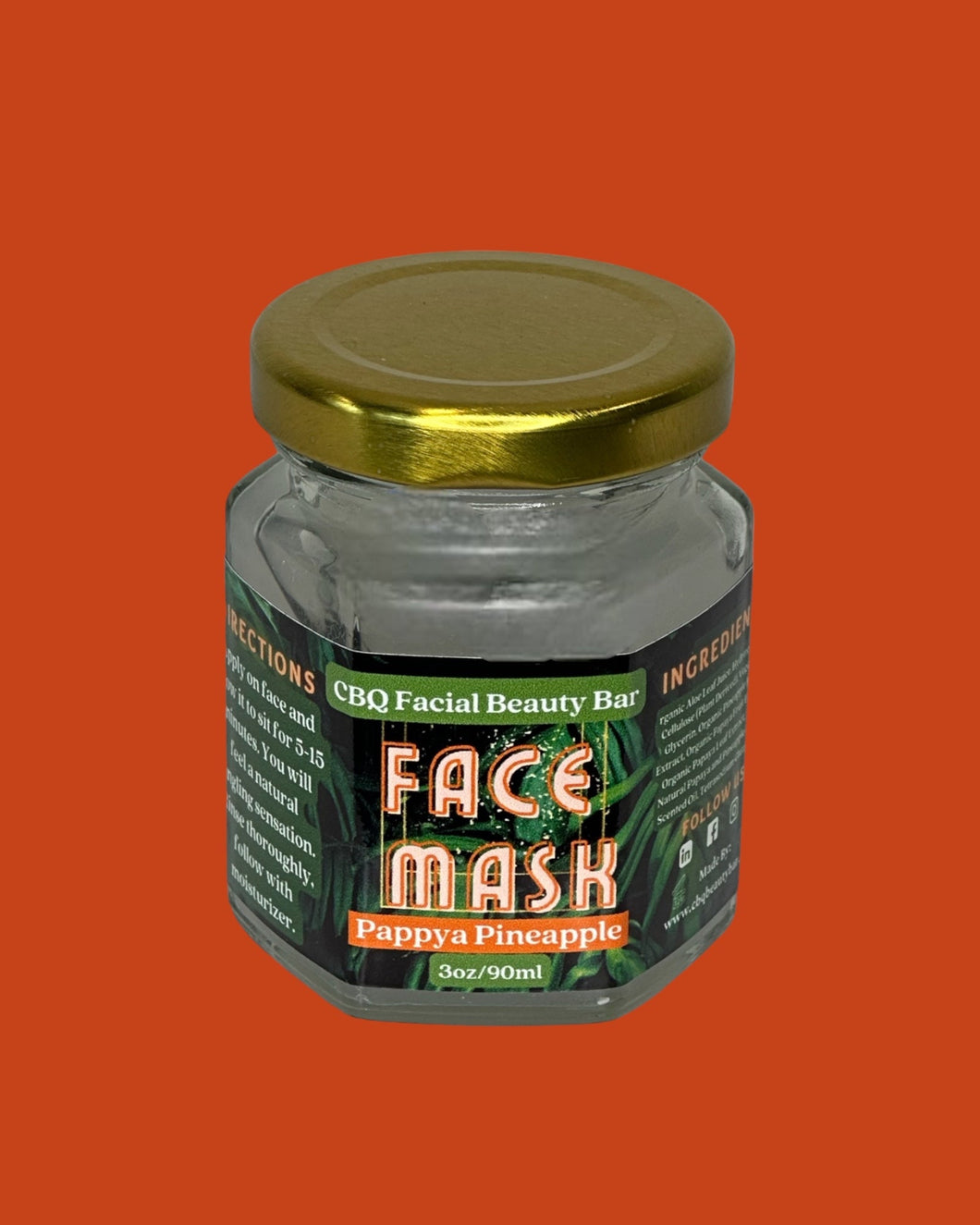 Papaya Pineapple Face Mask