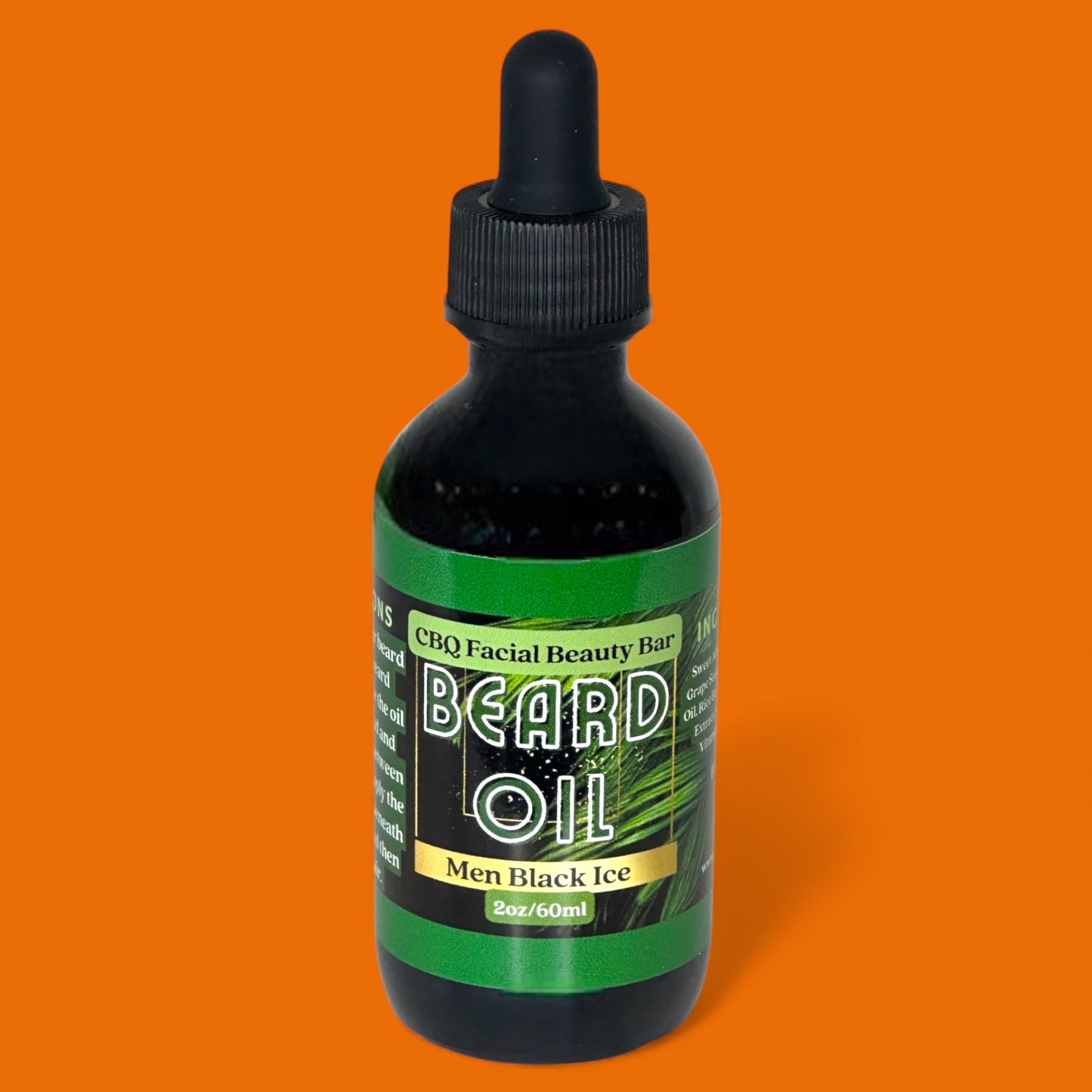 Men Black Ice Beard Oil
