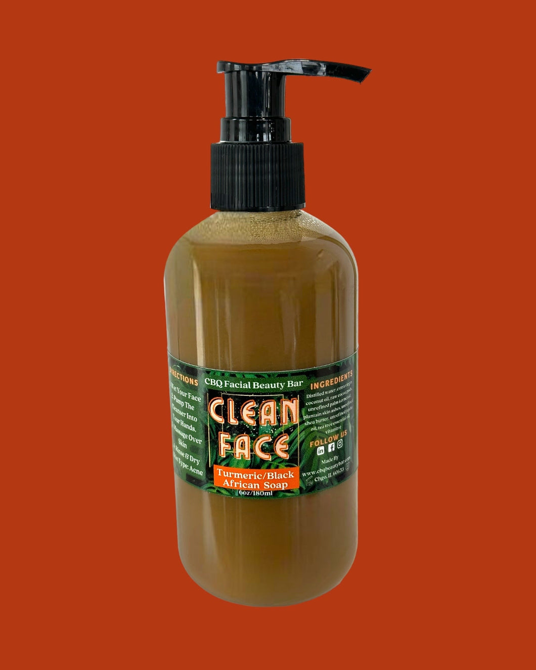 Black Turmeric Liquid Face Cleanser