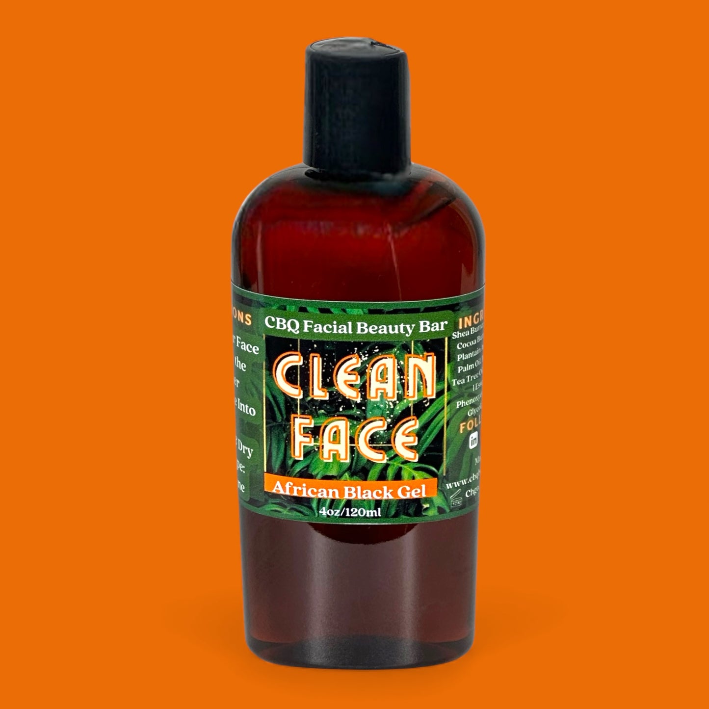 African Black Face Gel Cleanser