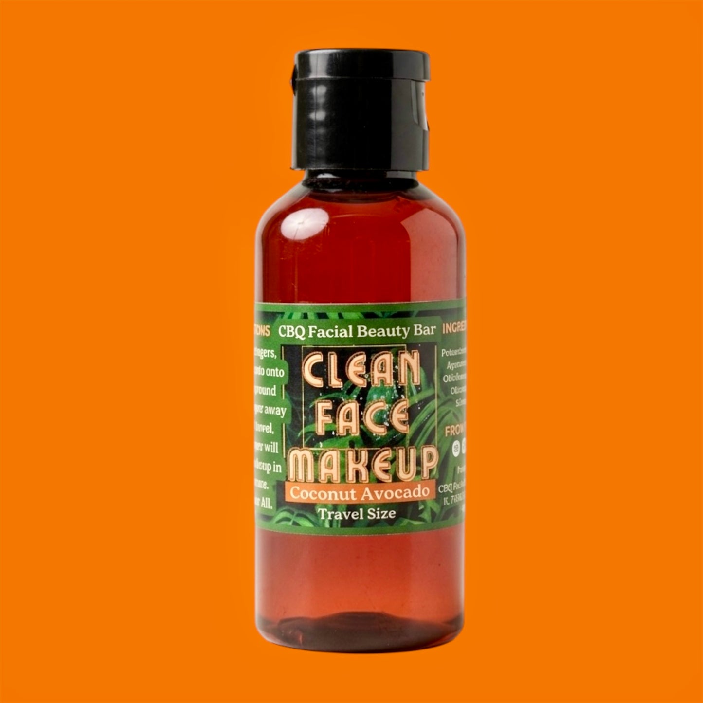 Coconut Avocado Makeup Face Cleanser {Travel Size}